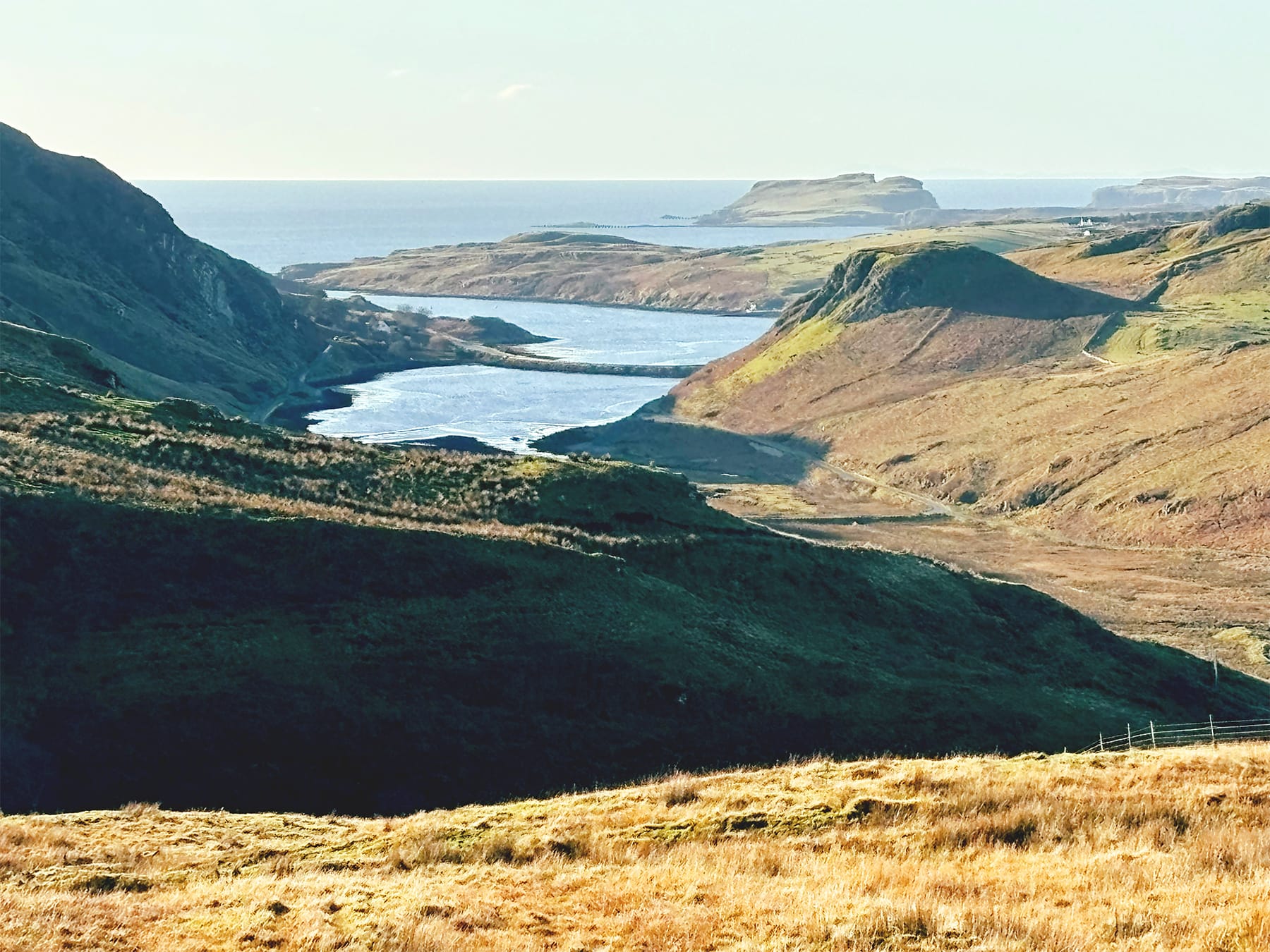 View over the landscape